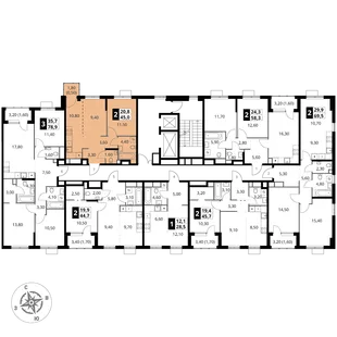 Квартира 2-комн. квартира, 45 м² ЖК «1-й Химкинский» Фото 2 Квартира 2-комн. квартира, 45 м² ЖК «1-й Химкинский» Фото 2