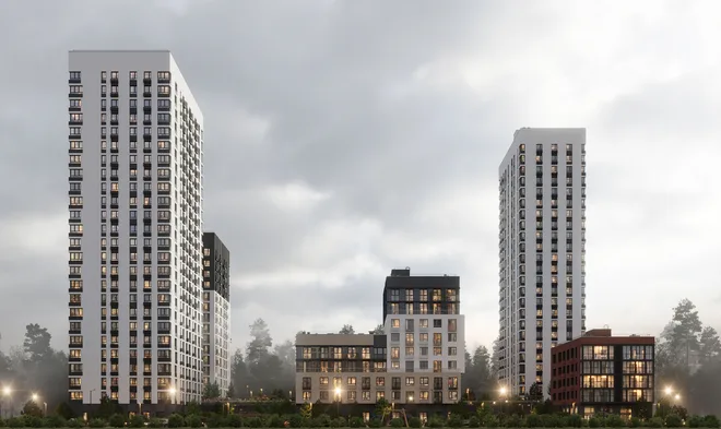Квартира 1-комн. квартира, 34.33 м² ЖК «Риверсайд» Фото 1 Квартира 1-комн. квартира, 34.33 м² ЖК «Риверсайд» Фото 1