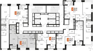 Квартира 2-комн. квартира, 52.5 м² ЖК «Sky Garden» Фото 2