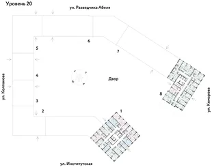 Квартира Студия, 20.53 м² ЖК «Страна.Парковая» Фото 1