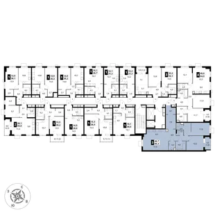 Квартира 3-комн. квартира, 89.3 м² ЖК «1-й Измайловский» Фото 2 Квартира 3-комн. квартира, 89.3 м² ЖК «1-й Измайловский» Фото 2