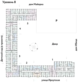 Квартира Студия, 25.69 м² ЖК «Остров-сад» Фото 1 Квартира Студия, 25.69 м² ЖК «Остров-сад» Фото 1