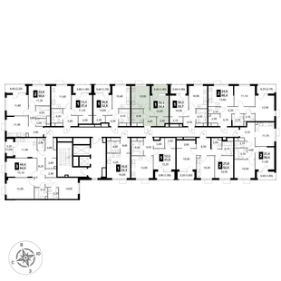 Квартира 1-комн. квартира, 34.4 м² ЖК «1-й Химкинский» Фото 2 Квартира 1-комн. квартира, 34.4 м² ЖК «1-й Химкинский» Фото 2