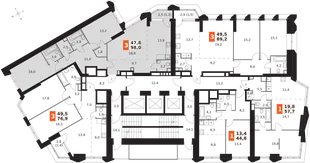 Квартира 3-комн. квартира, 98 м² ЖК «Архитектор» Фото 2 Квартира 3-комн. квартира, 98 м² ЖК «Архитектор» Фото 2