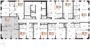 Квартира 3-комн. квартира, 65.7 м² ЖК «Sydney City» Фото 2 Квартира 3-комн. квартира, 65.7 м² ЖК «Sydney City» Фото 2