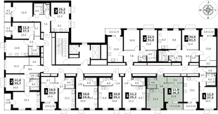 Квартира 1-комн. квартира, 36.3 м² ЖК «1-й Ясеневский» Фото 2 Квартира 1-комн. квартира, 36.3 м² ЖК «1-й Ясеневский» Фото 2