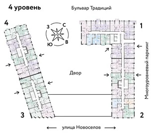 Квартира 2-комн. квартира, 39.86 м² ЖК «Микрорайон Домашний» Фото 1 Квартира 2-комн. квартира, 39.86 м² ЖК «Микрорайон Домашний» Фото 1