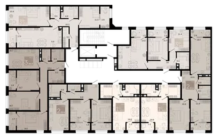 Квартира 2-комн. квартира, 71.2 м² ЖК «Хозяин морей» Фото 1 Квартира 2-комн. квартира, 71.2 м² ЖК «Хозяин морей» Фото 1
