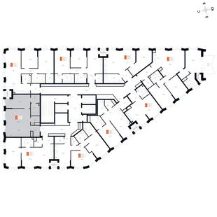 Квартира 2-комн. квартира, 54.1 м² ЖК «Фордевинд» Фото 2 Квартира 2-комн. квартира, 54.1 м² ЖК «Фордевинд» Фото 2