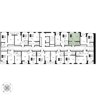 Квартира Студия, 29.5 м² ЖК «1-й Шереметьевский» Фото 2 Квартира Студия, 29.5 м² ЖК «1-й Шереметьевский» Фото 2