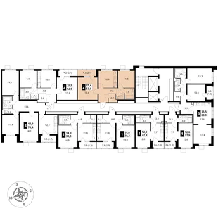 Квартира 2-комн. квартира, 53 м² ЖК «1-й Южный» Фото 2 Квартира 2-комн. квартира, 53 м² ЖК «1-й Южный» Фото 2
