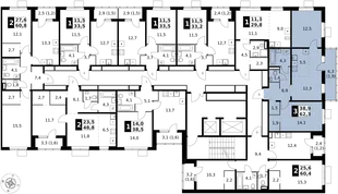 Квартира 3-комн. квартира, 62.3 м² ЖК «1-й Ясеневский» Фото 2 Квартира 3-комн. квартира, 62.3 м² ЖК «1-й Ясеневский» Фото 2