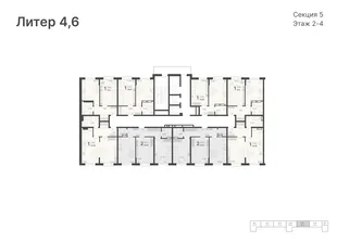 Квартира 2-комн. квартира, 63.18 м² ЖК «Светский лес» Фото 1