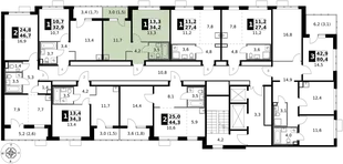Квартира 1-комн. квартира, 34.2 м² ЖК «1-й Саларьевский» Фото 2 Квартира 1-комн. квартира, 34.2 м² ЖК «1-й Саларьевский» Фото 2