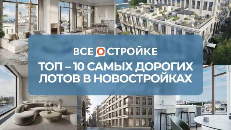 ТОП-10 самых дорогих лотов в новостройках