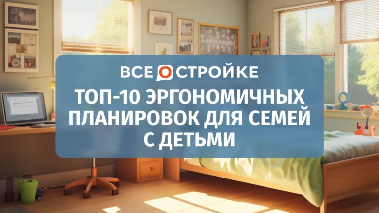 ТОП-10 эргономичных планировок для семей с детьми: подробный гид по комфорту и функциональности  