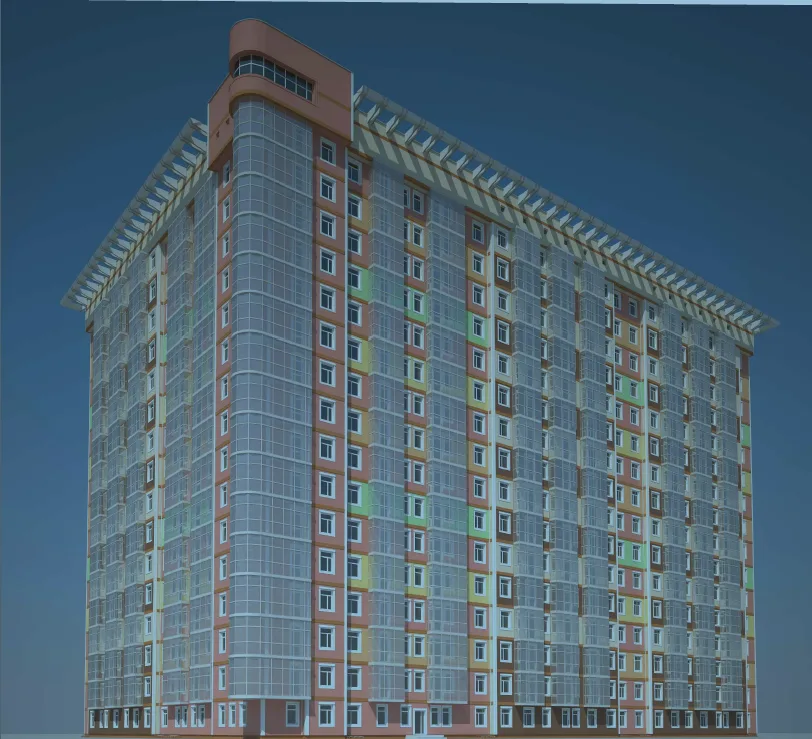 ЖК по адресу г. Нефтеюганск, микрорайон 6, д. 7