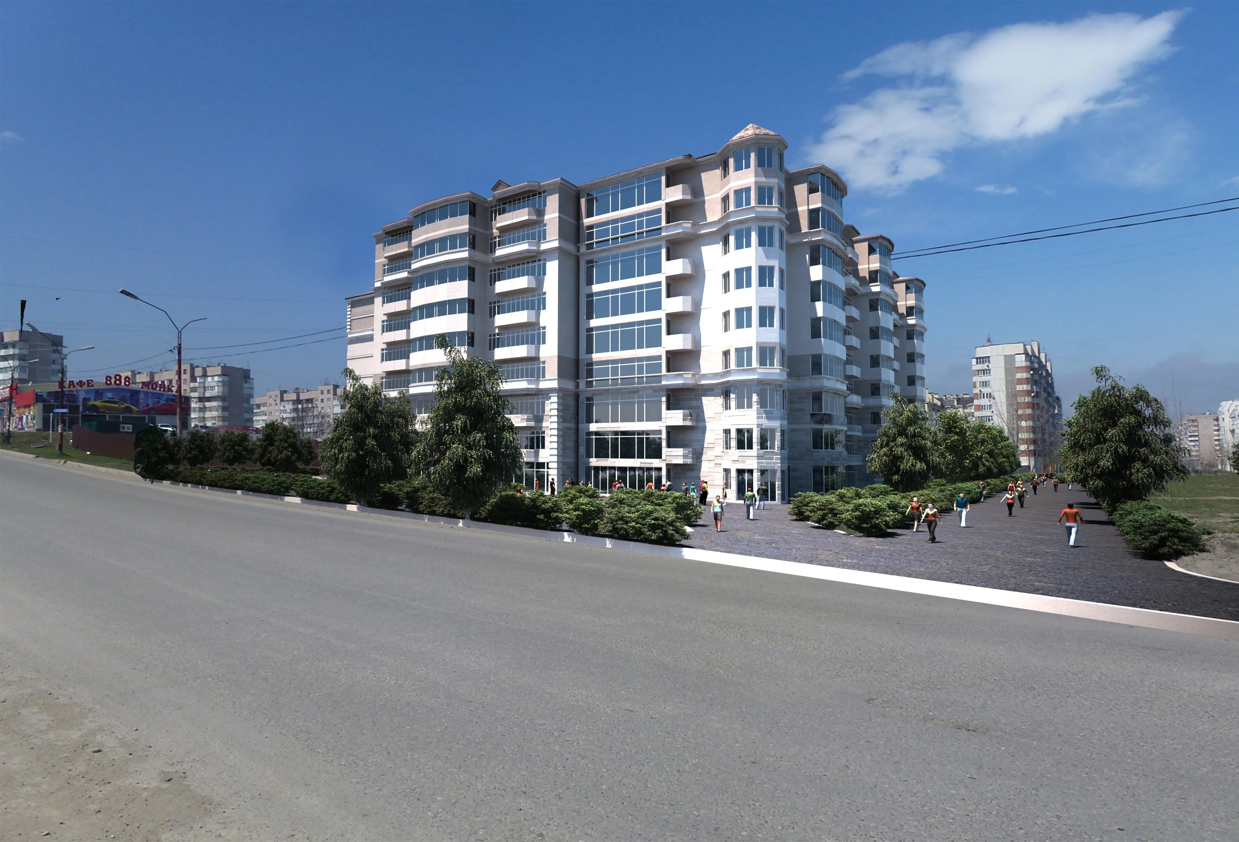 ЖК по адресу г. Нальчик, улица Московская, д. 1, корпус 1