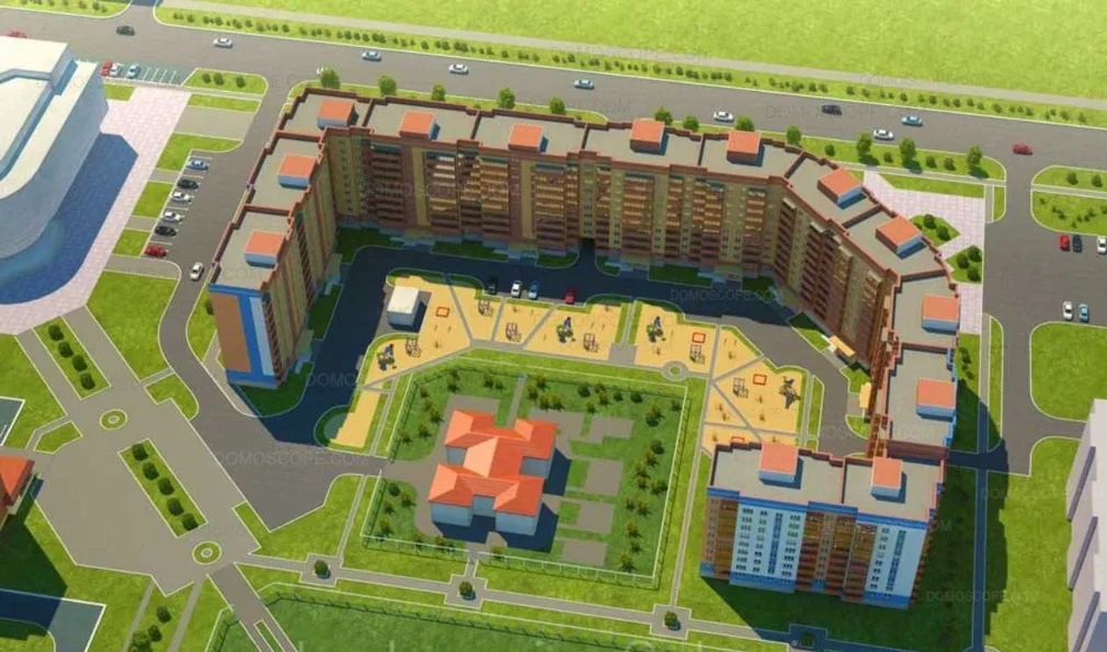 ЖК по адресу г. Сосновоборск, микрорайон VIII, д. 15, блок-секция 1,2