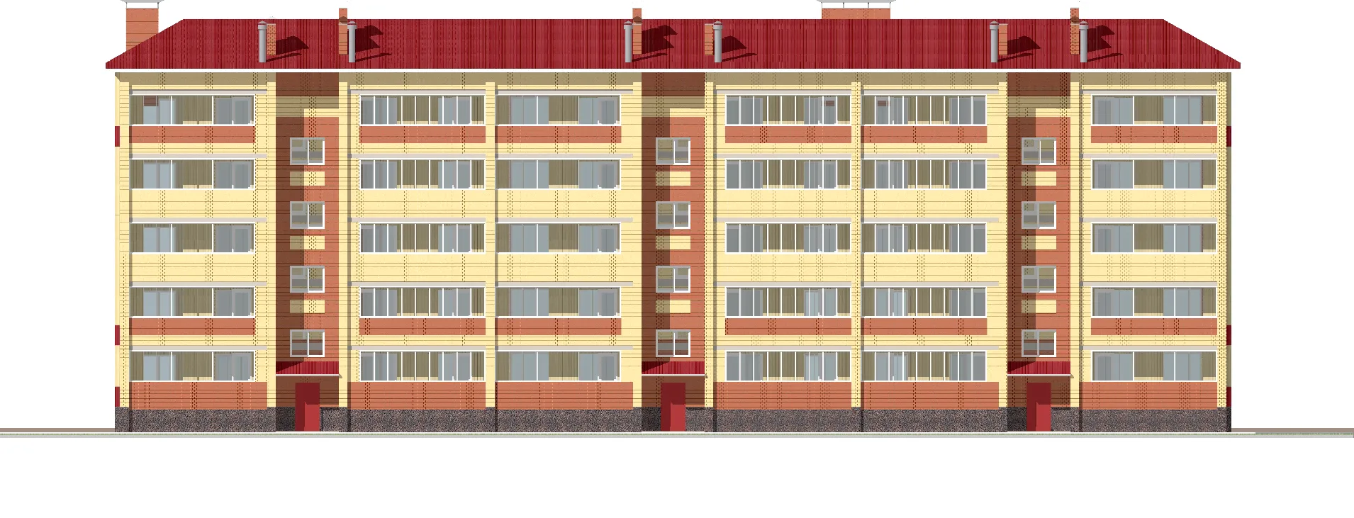 ЖК по адресу пгт. Медведево, ул Чехова, строение Поз.1а