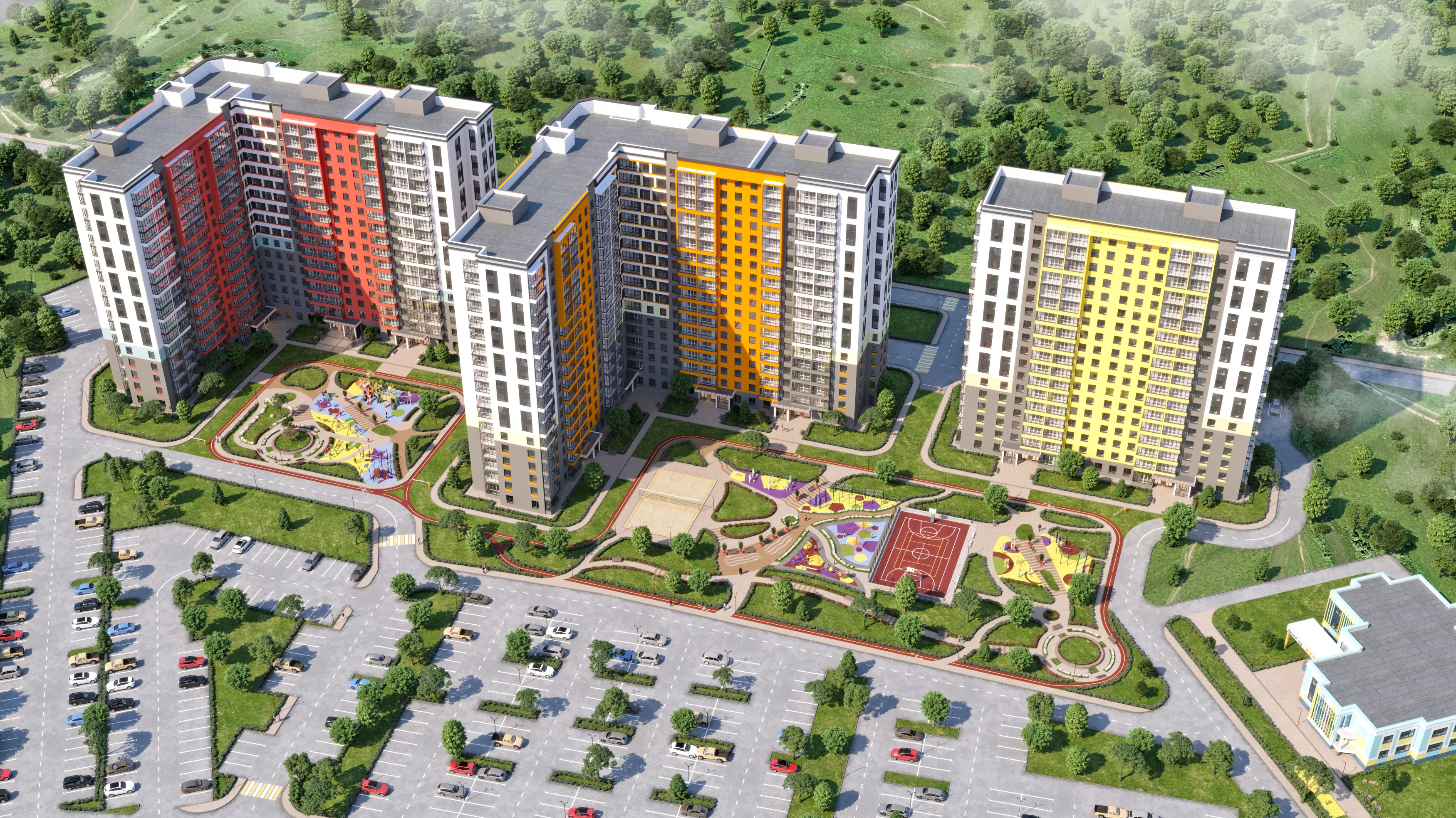 ЖК по адресу п. Октябрьский (Зареченский), ул Карпова, д. 3