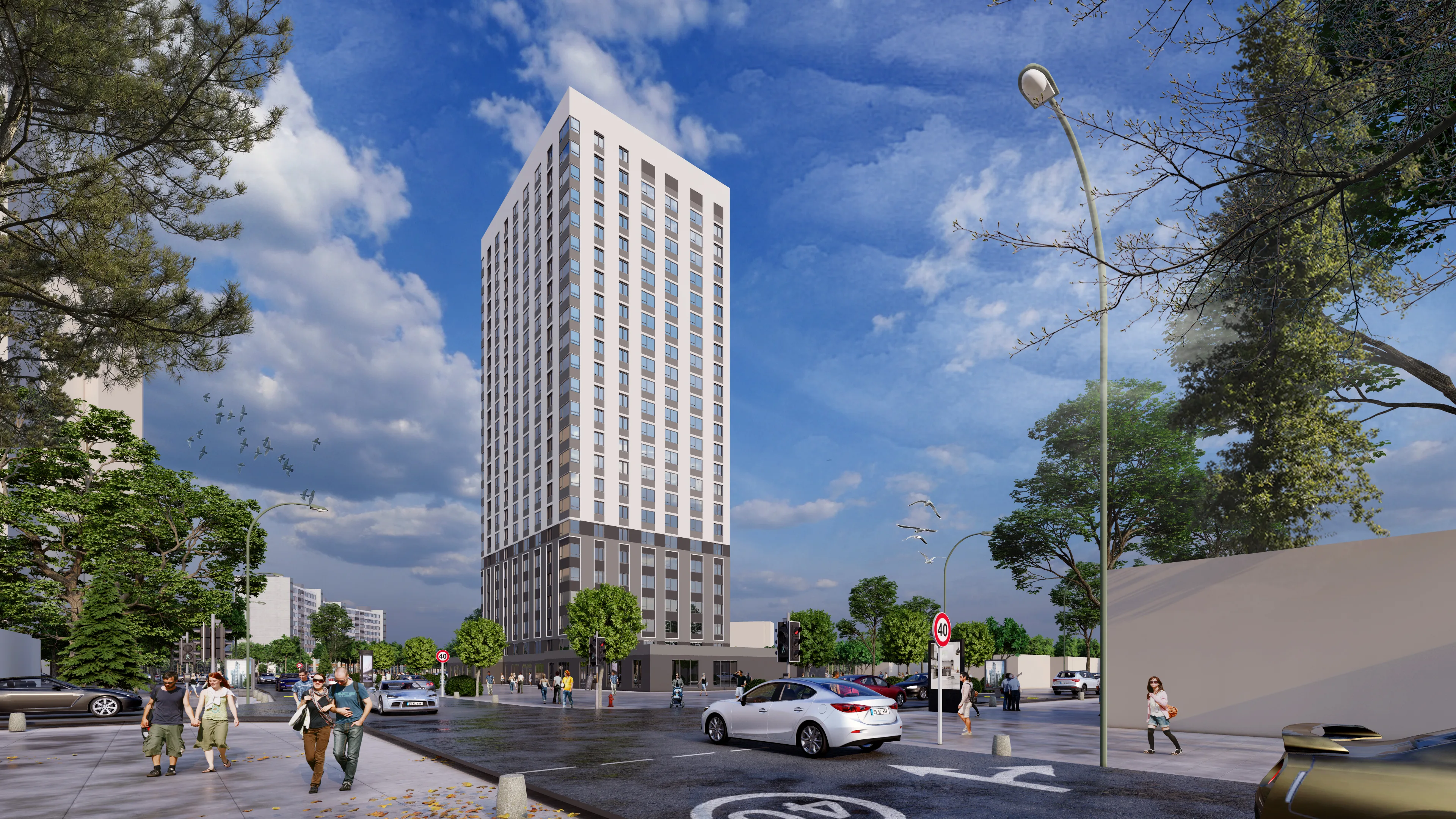 ЖК по адресу Город Екатеринбург, ул Молодогвардейцев, д. 1, вл. дом