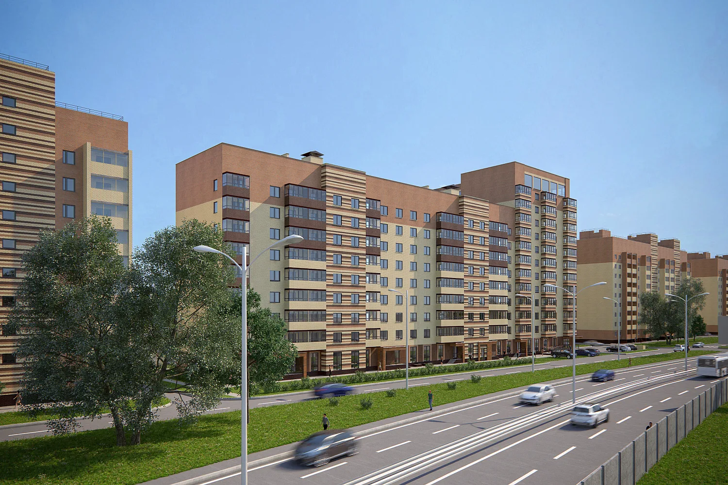 ЖК по адресу г. Ярославль, район Дзержинский, пер Коммунаров, строение 3, блок-секция 4