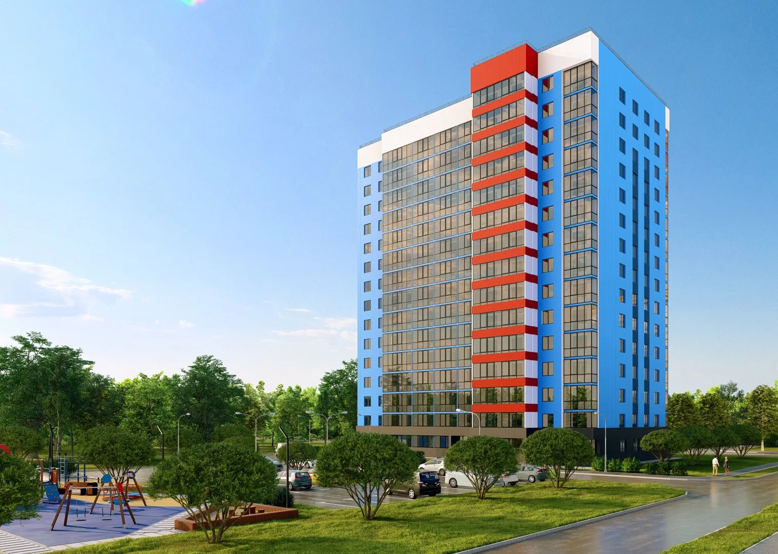 ЖК по адресу Город Краснокамск, пр-кт Комсомольский, д. 4, вл. дом