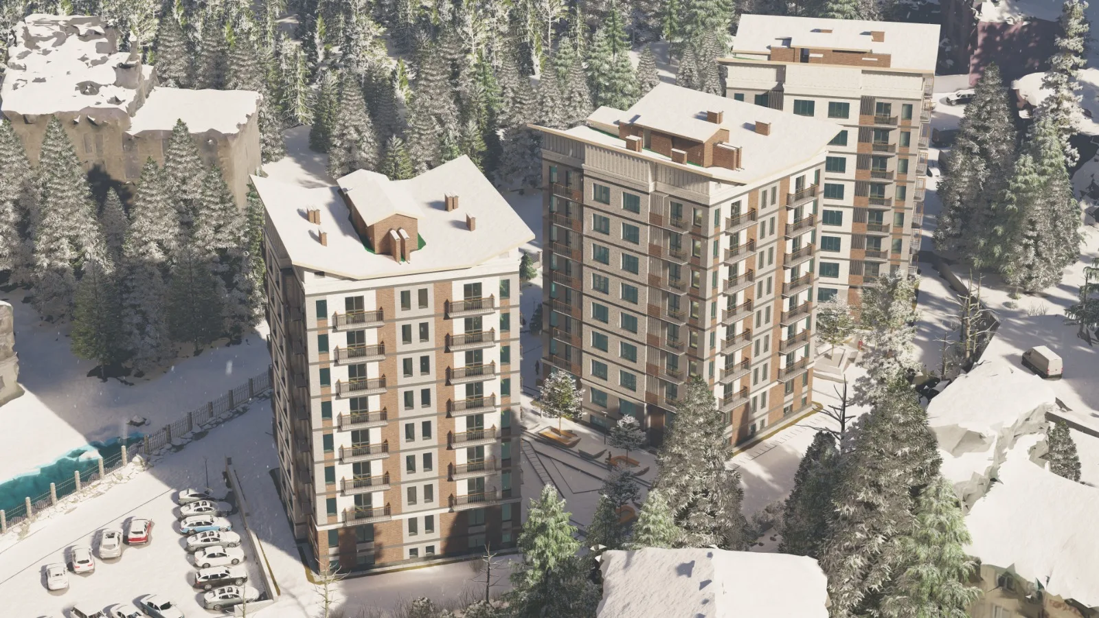 ЖК по адресу кп. Домбай, улица Тебердинская, д. 5