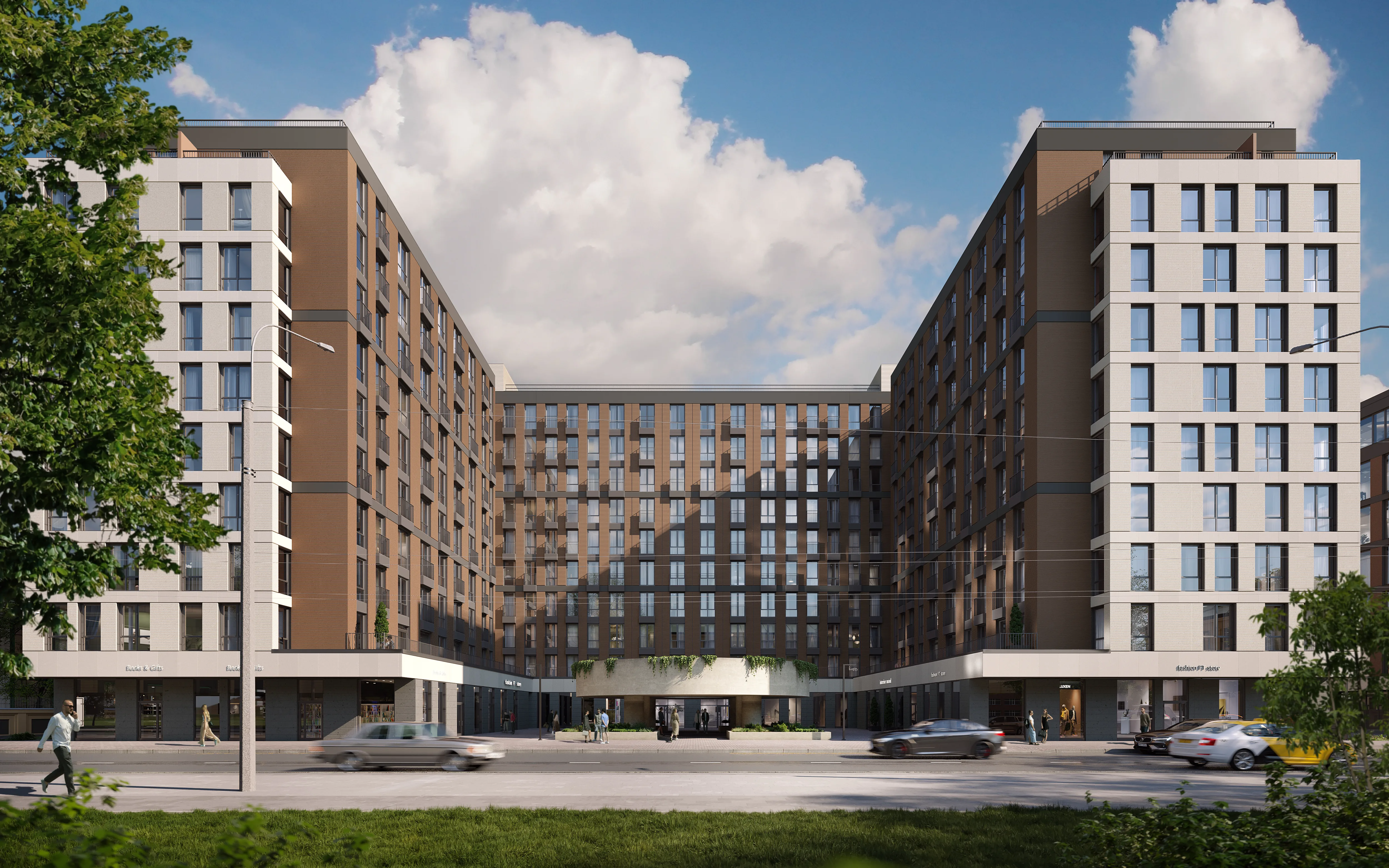 ЖК по адресу город Санкт-Петербург, улица Курчатова