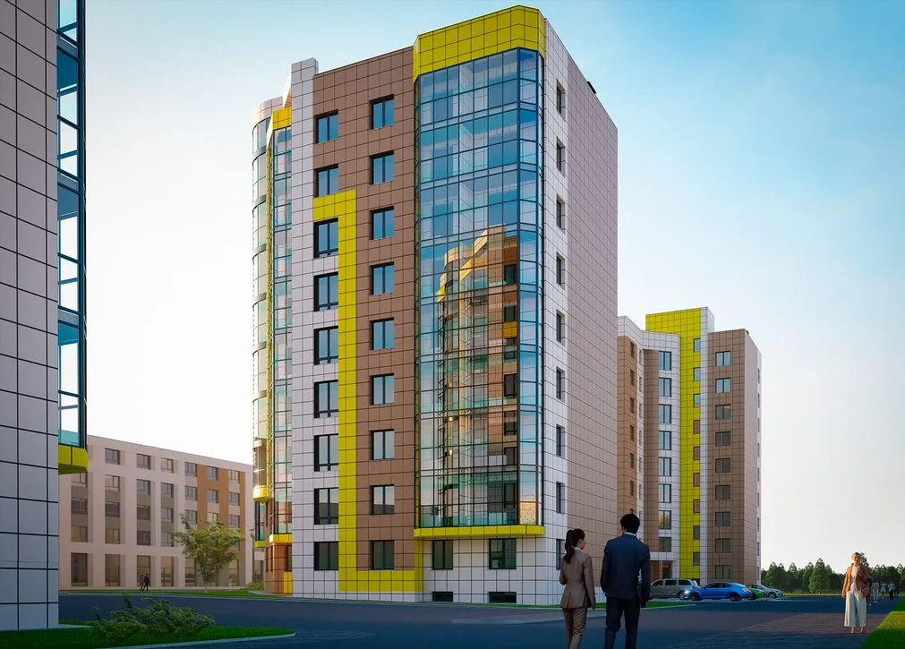 ЖК по адресу микрорайон Спутник, ул Строителей, д. 13, вл. дом