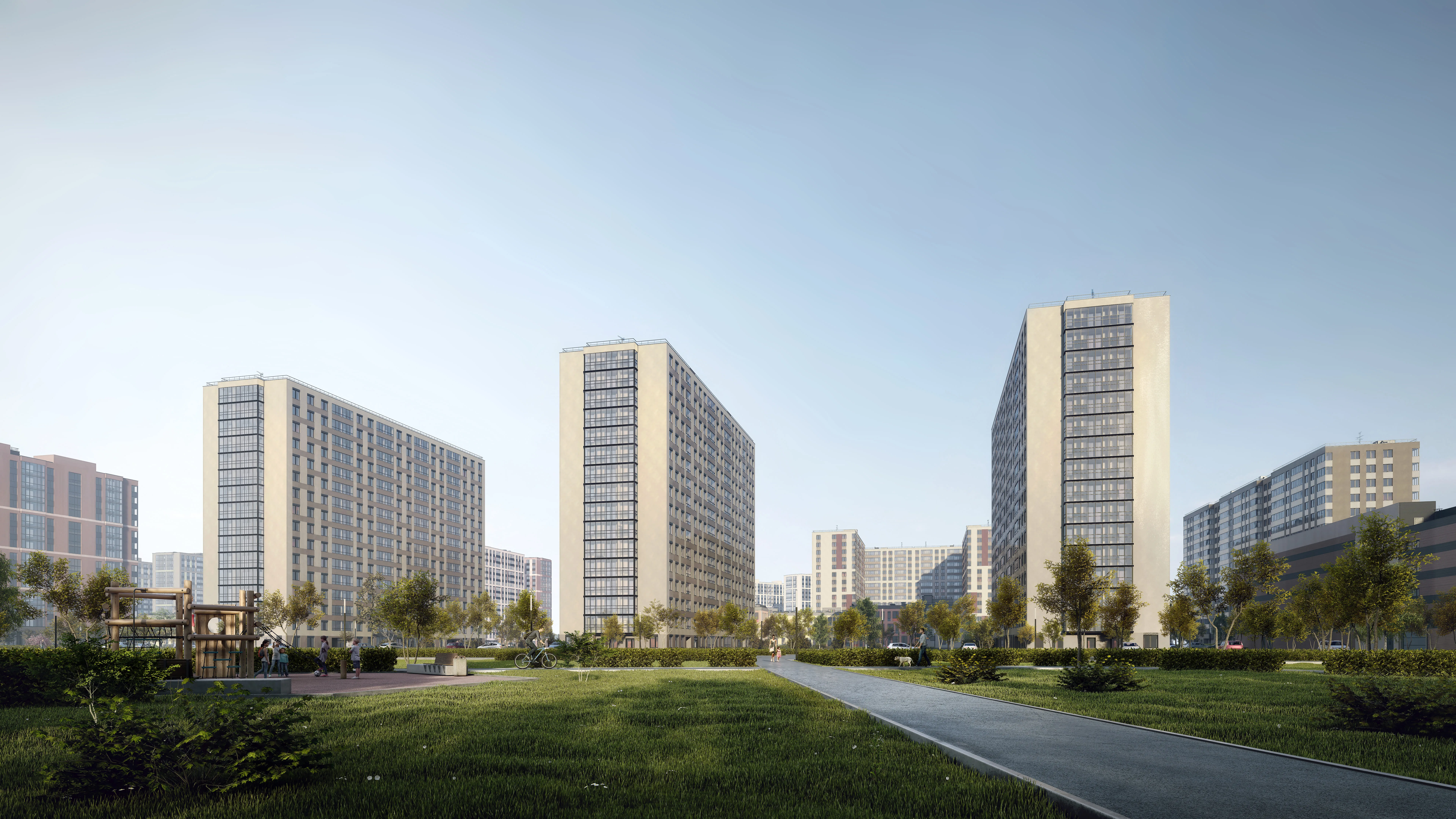 ЖК по адресу поселок Парголово, район Пригородный