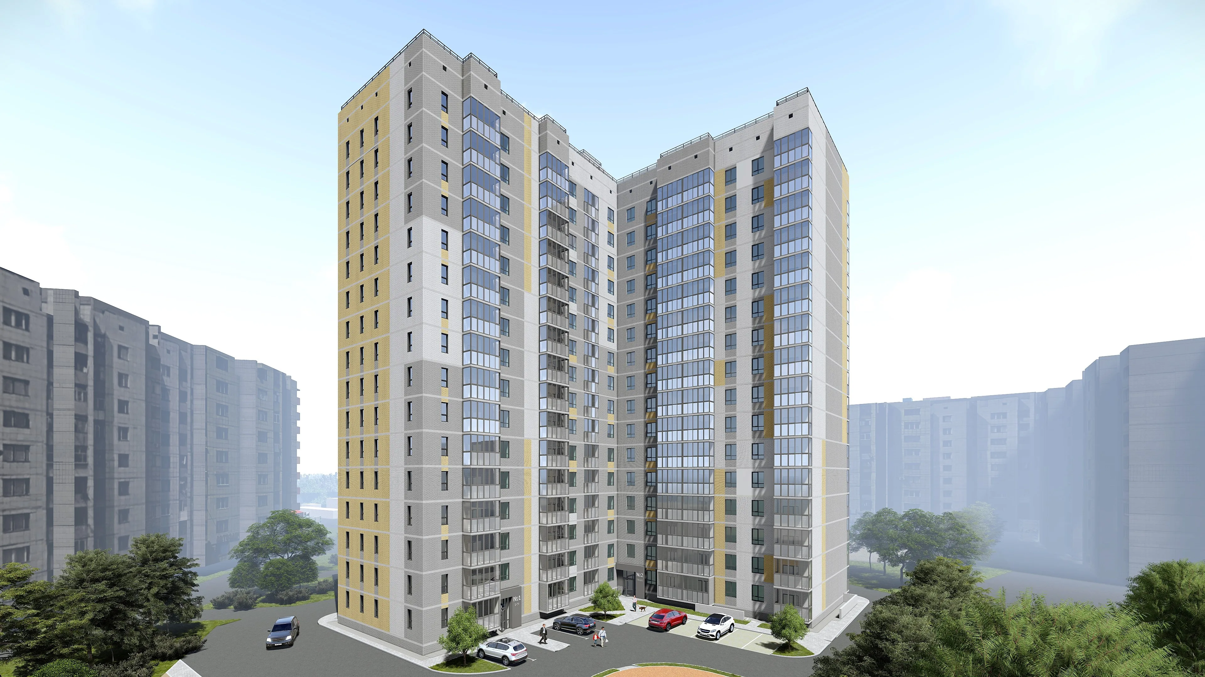 ЖК по адресу Город Курск, Проезд Сергеева, д. 12Б