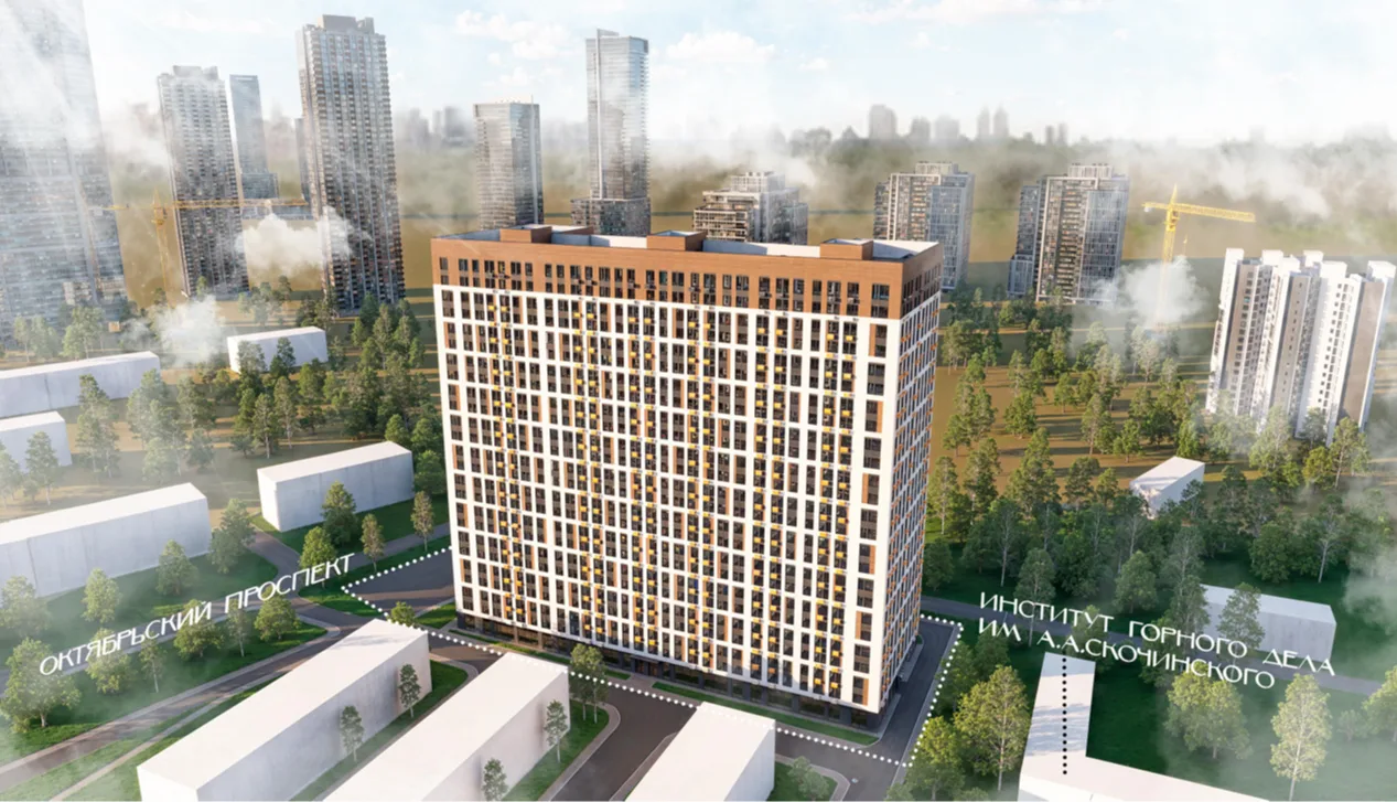 ЖК по адресу Город Люберцы, Проспект Октябрьский, д. 407, корпус 2