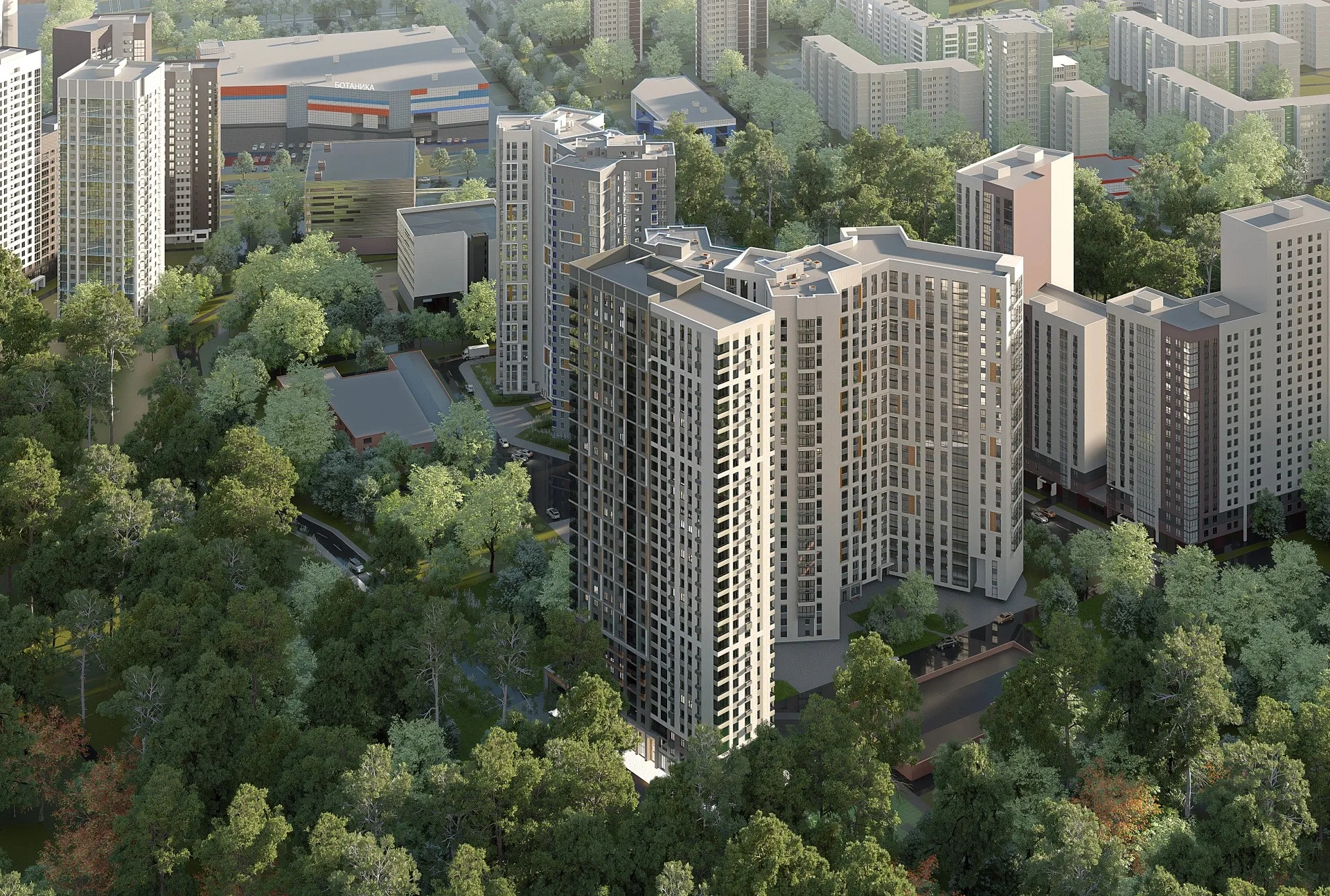 ЖК по адресу Город Екатеринбург, Улица 8 Марта, д. 204