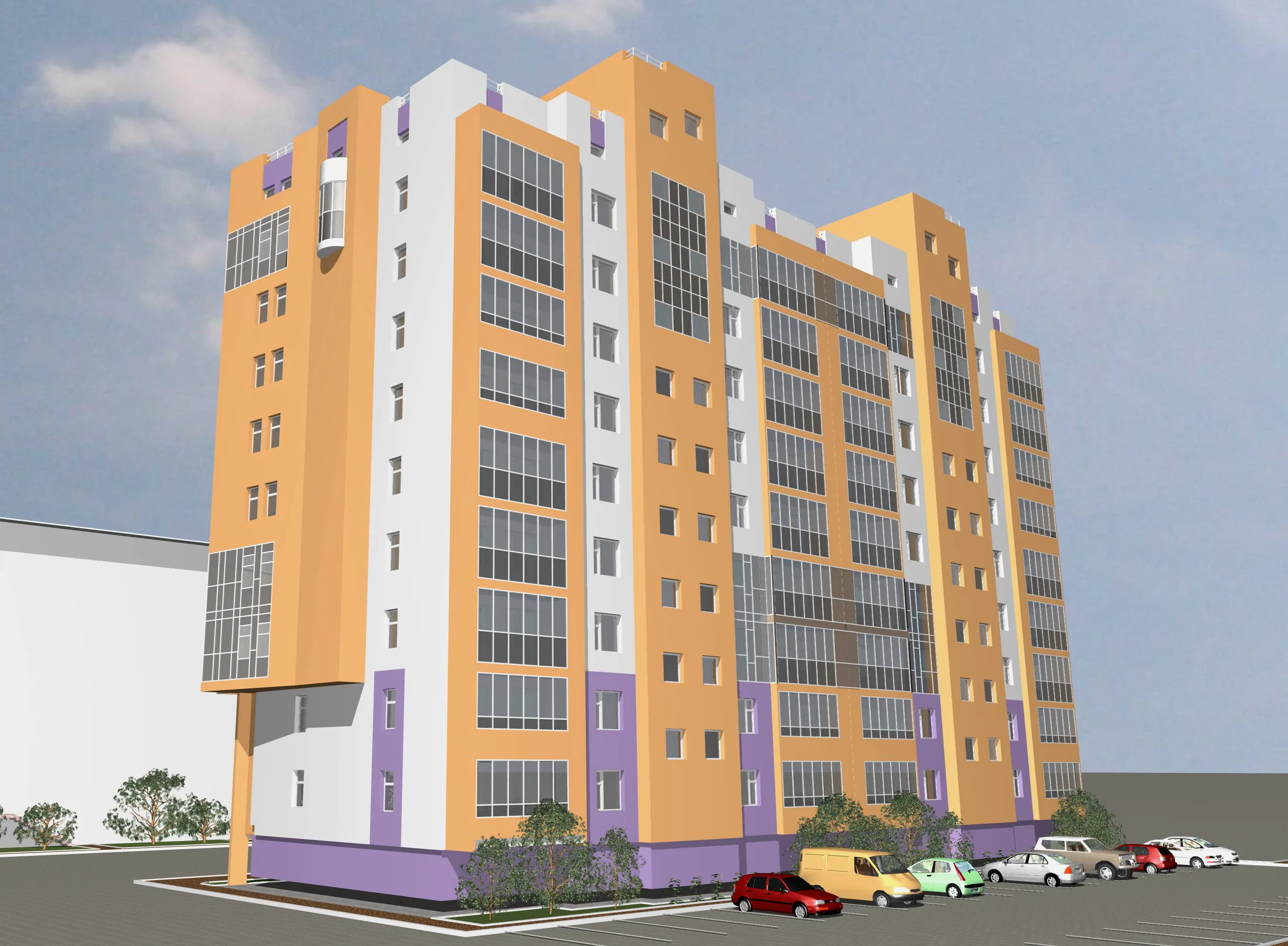 ЖК по адресу г. Якутск, район квартал 29, ул Федора Попова, блок-секция 2