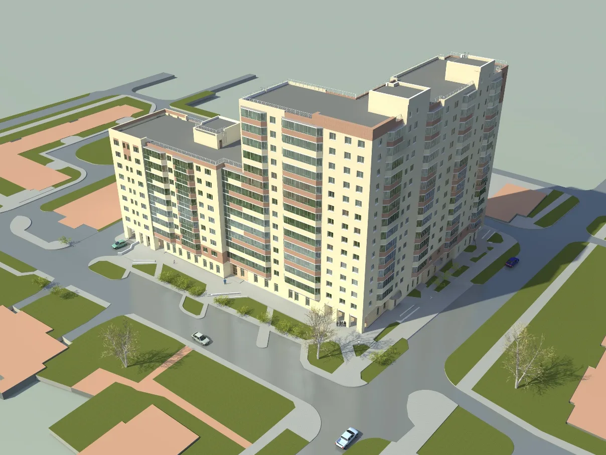 ЖК по адресу Архангельск, Набережная Северной Двины, д. 56, корпус 3