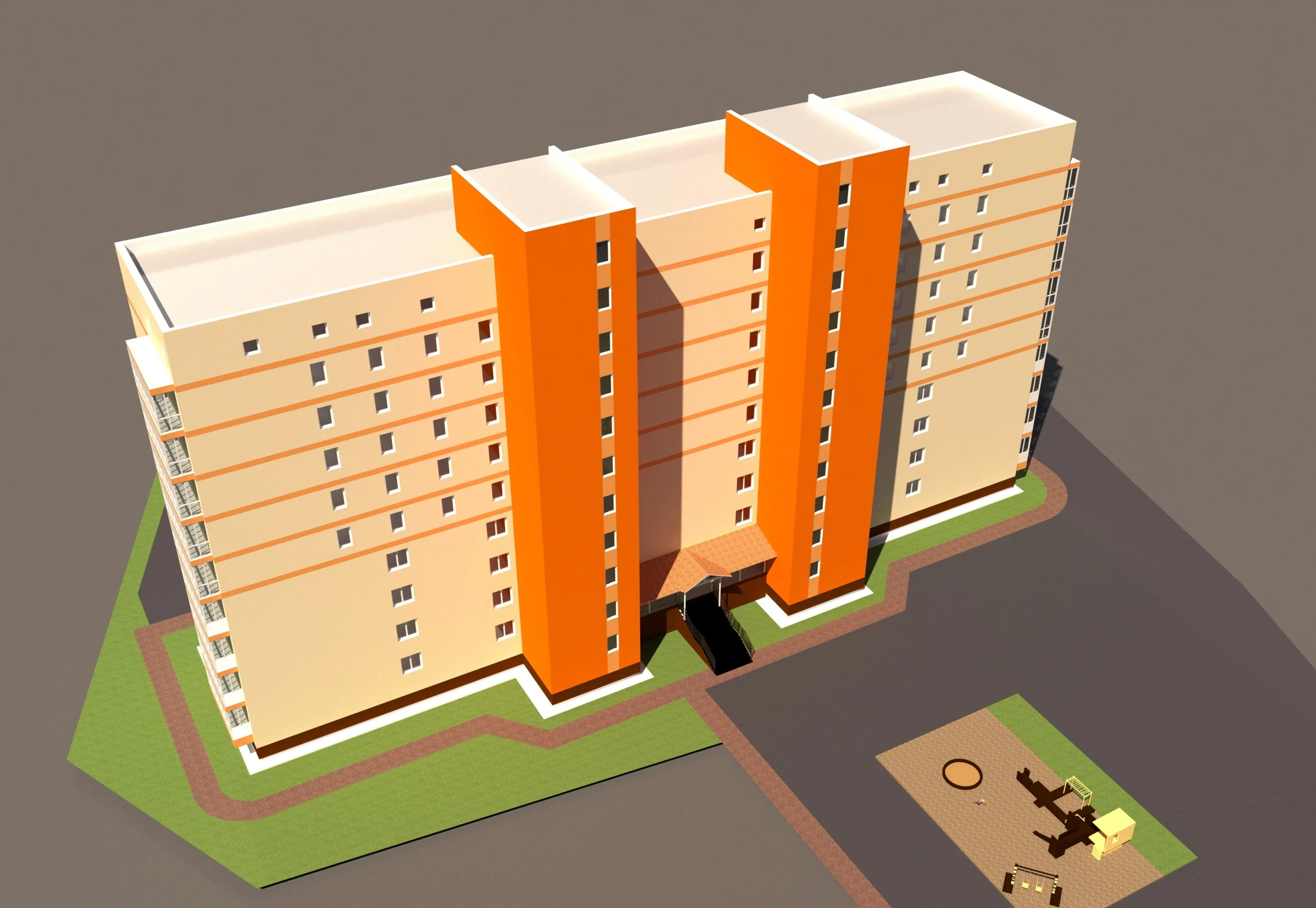 ЖК по адресу г. Якутск, район квартал 75