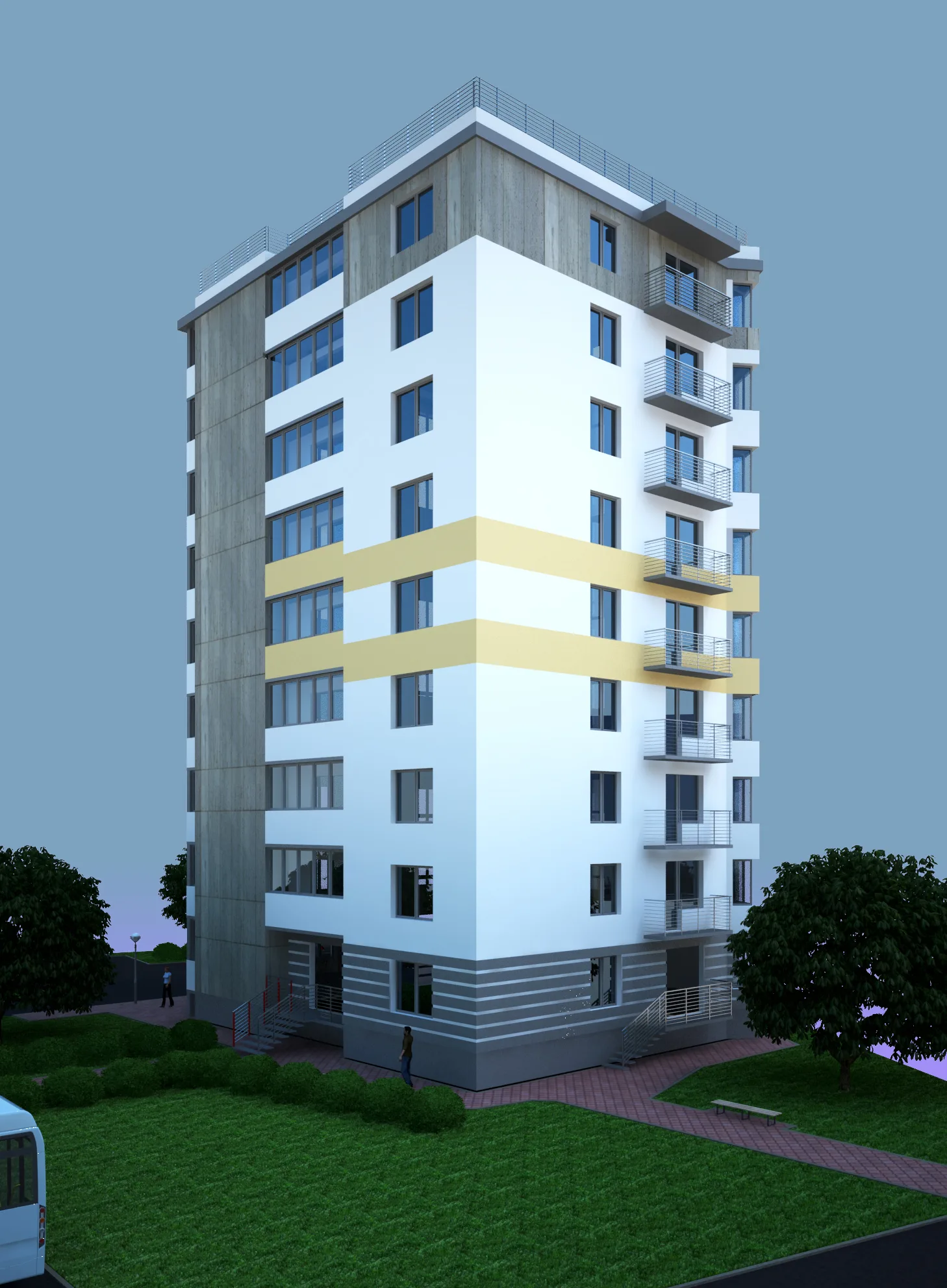 ЖК по адресу г. Калининград, улица Автомобильная, д. 12, литера б