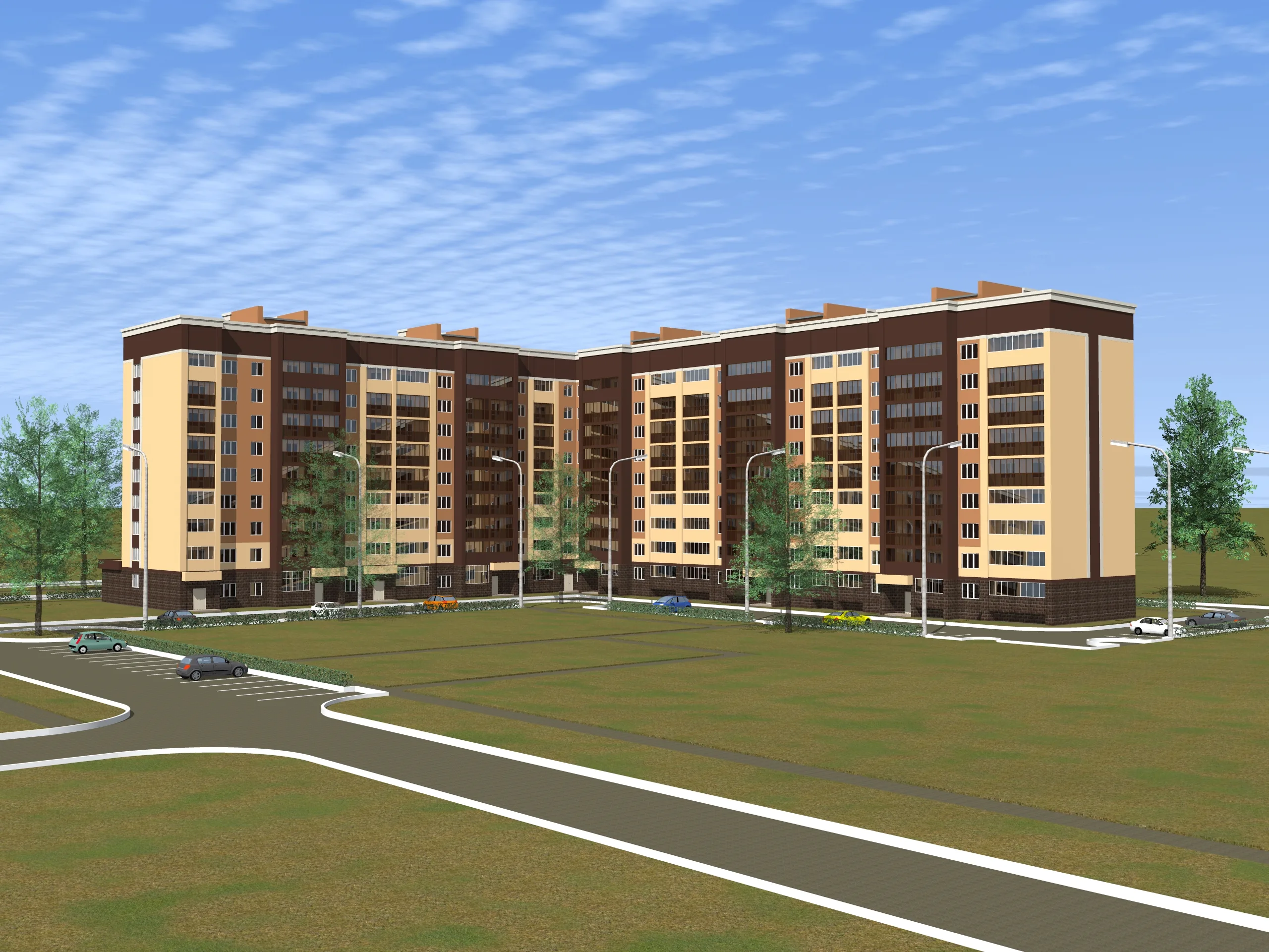 ЖК по адресу г. Салават, Восточный жилой район, Микрорайон № 6, д. 3, корпус А,Б