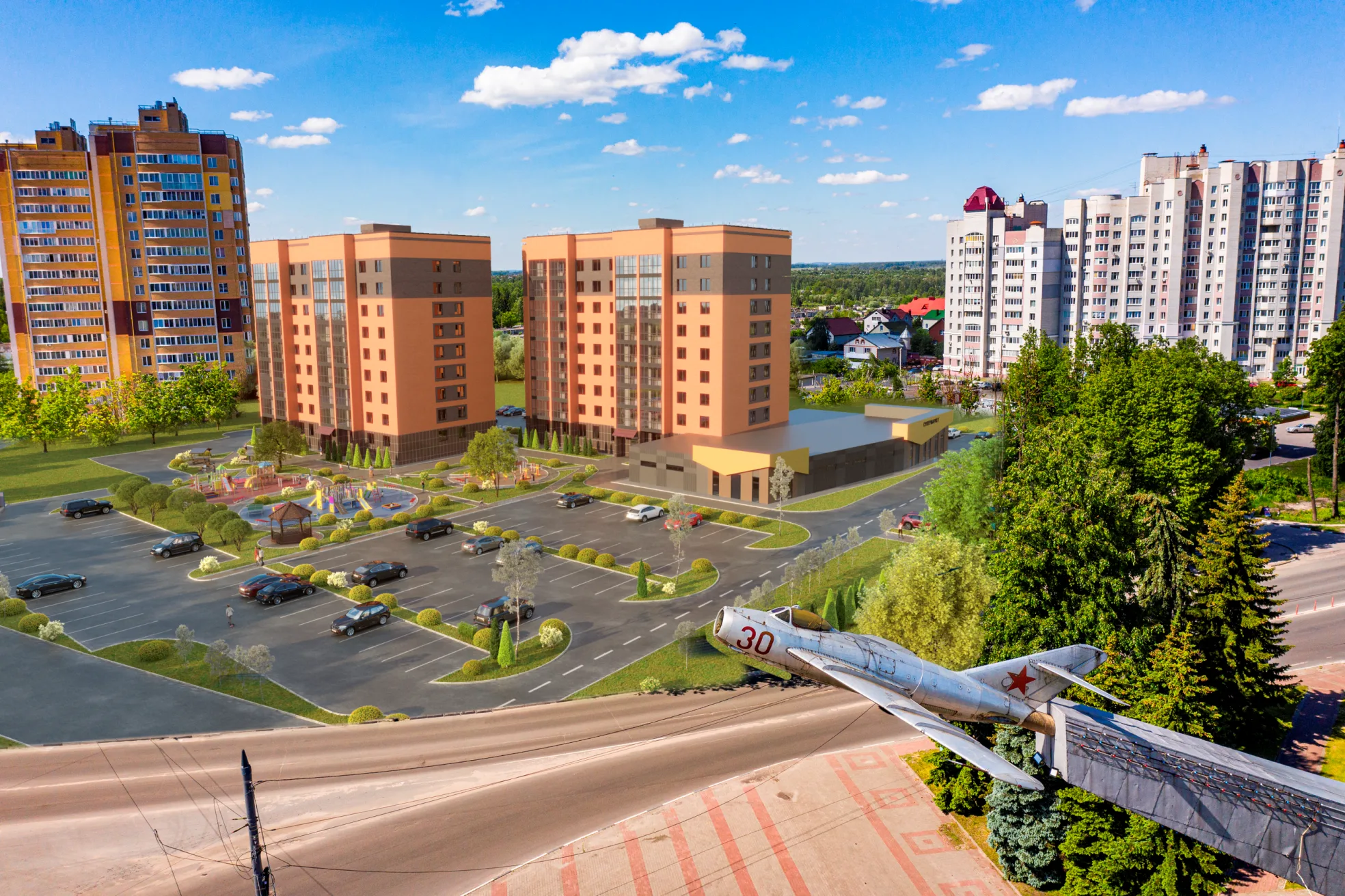 ЖК по адресу г. Брянск, ул Красноармейская, д. 121/1