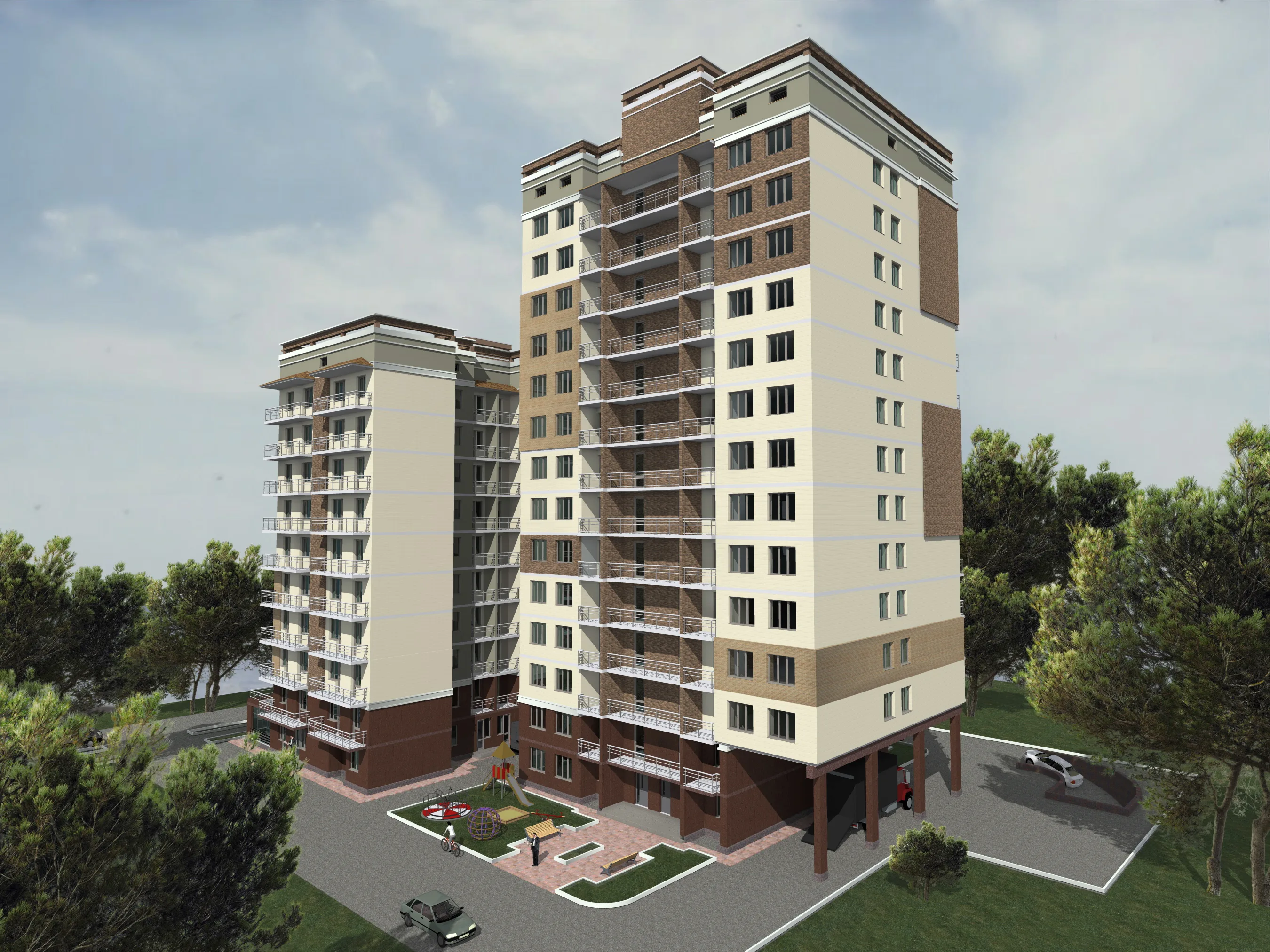 ЖК по адресу Батайск, ул М.Горького, д. 111, строение 2