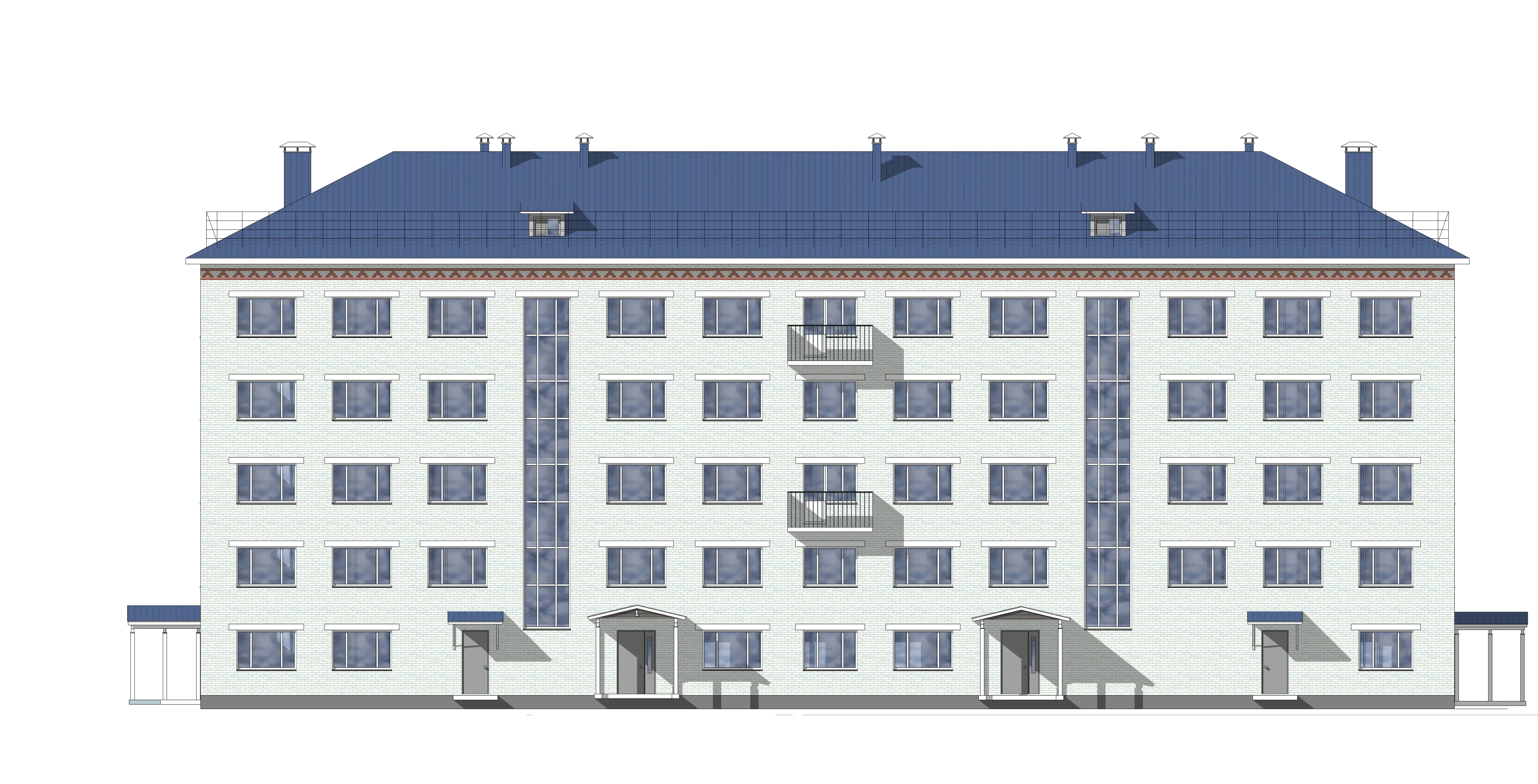 ЖК по адресу г. Коряжма, улица Пушкина, д. 11, корпус 1, блок-секция 2