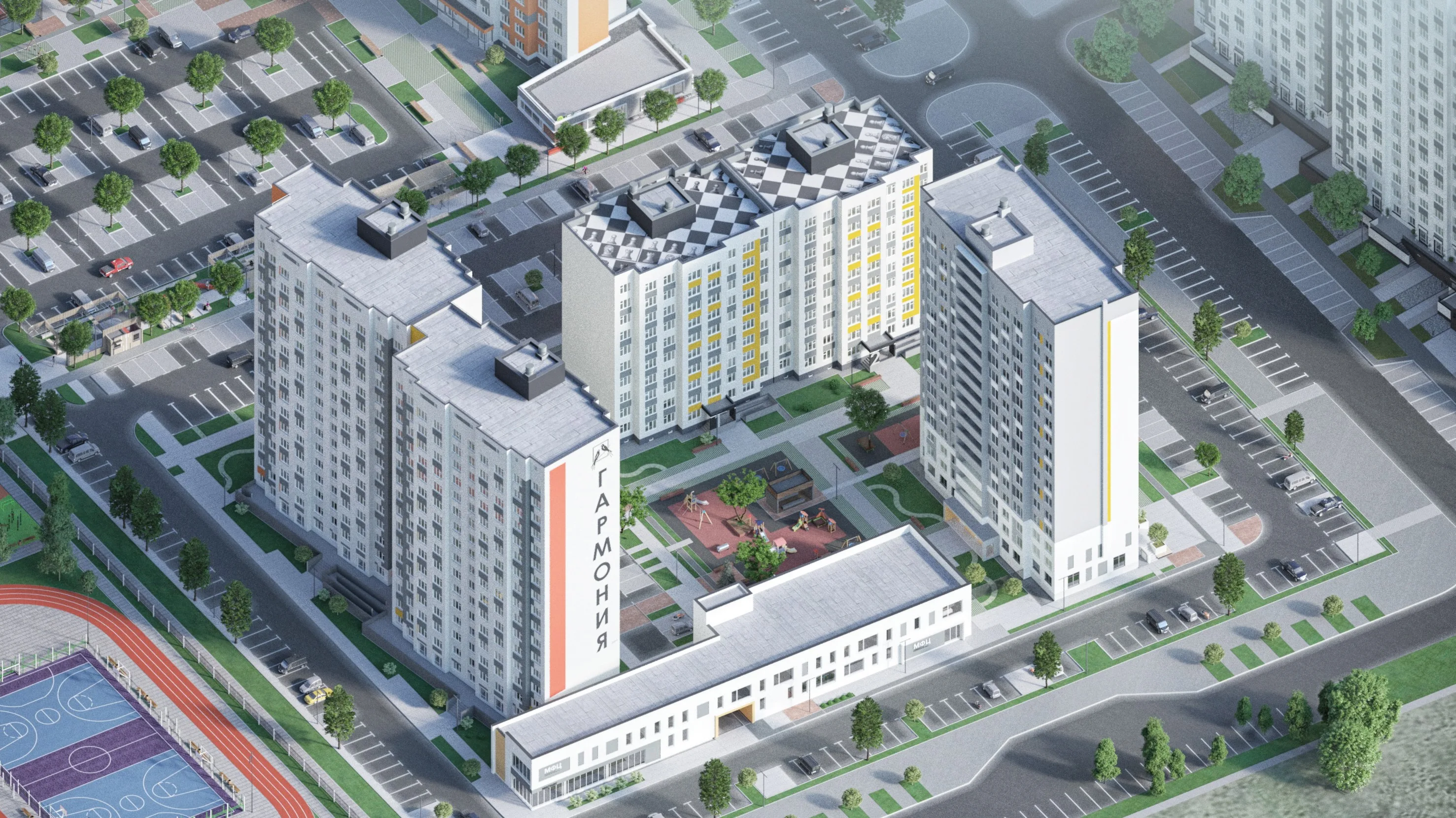 ЖК по адресу г. Тюмень, Заполярная, д. 11