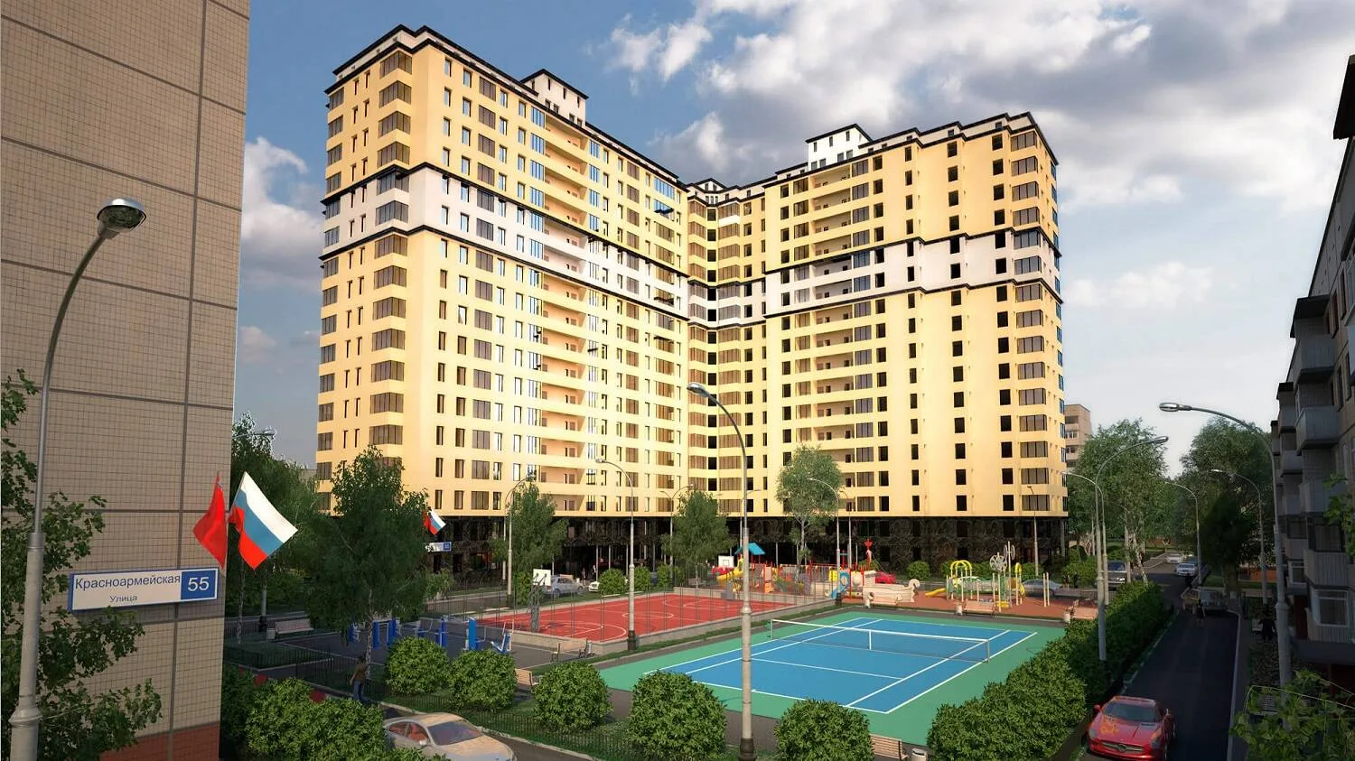 ЖК по адресу г. Красногорск, ул Красноармейская, д. 57