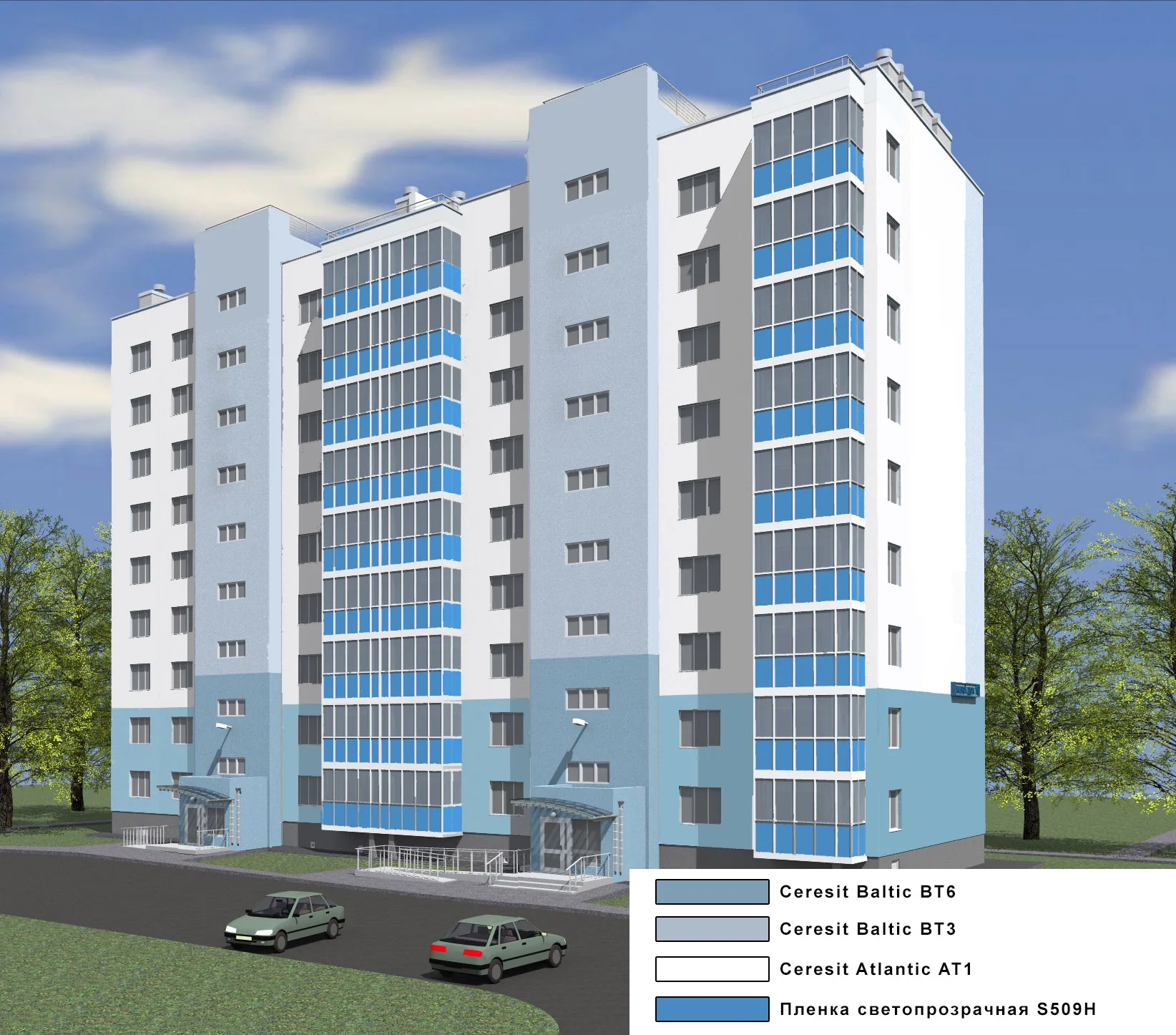 ЖК по адресу г. Кемерово, район Заводский, д. 1, корпус 4