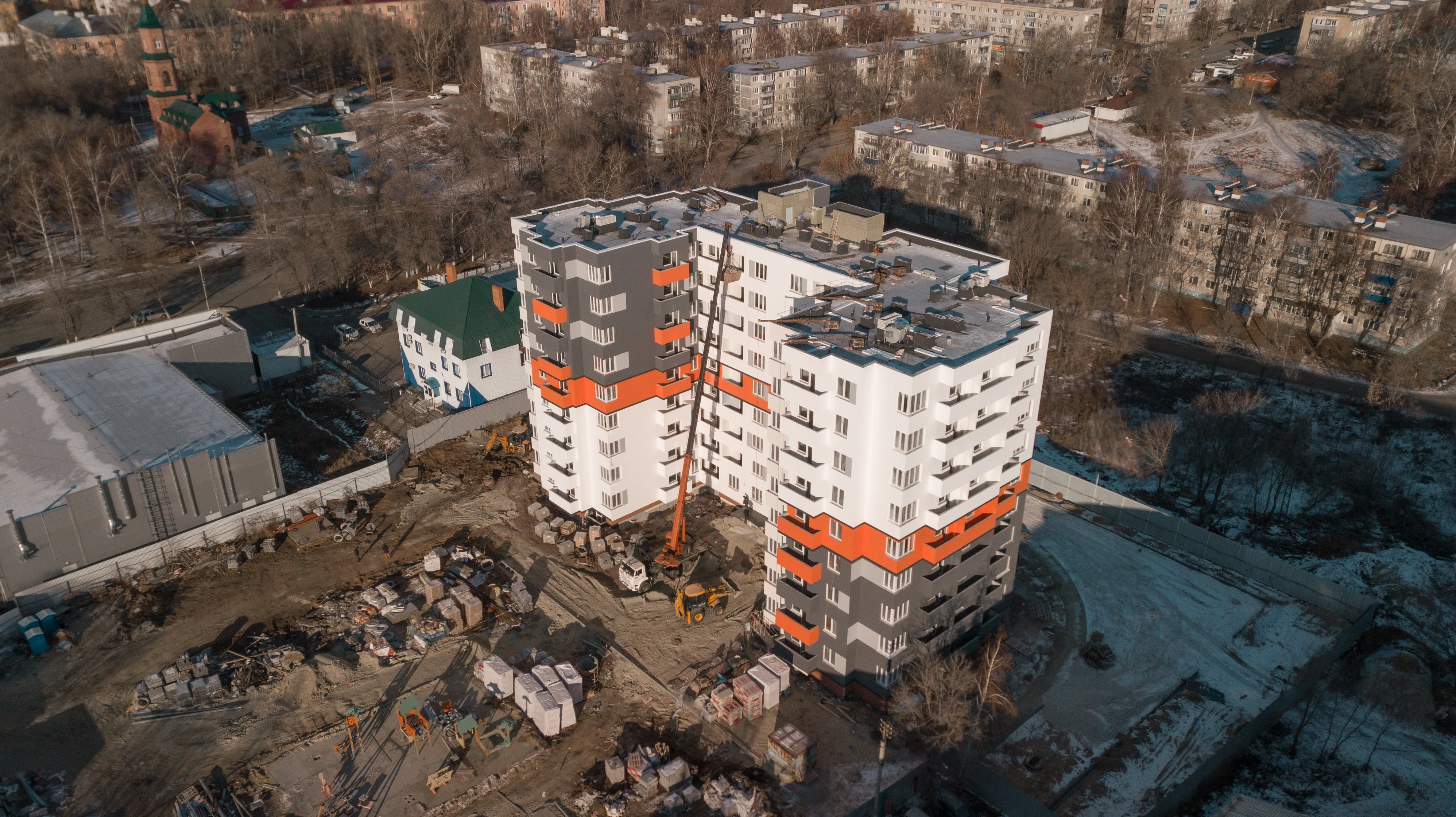 ЖК по адресу г. Ульяновск, район Заволжский, улица Краснопролетарская, д. 10, литера Б