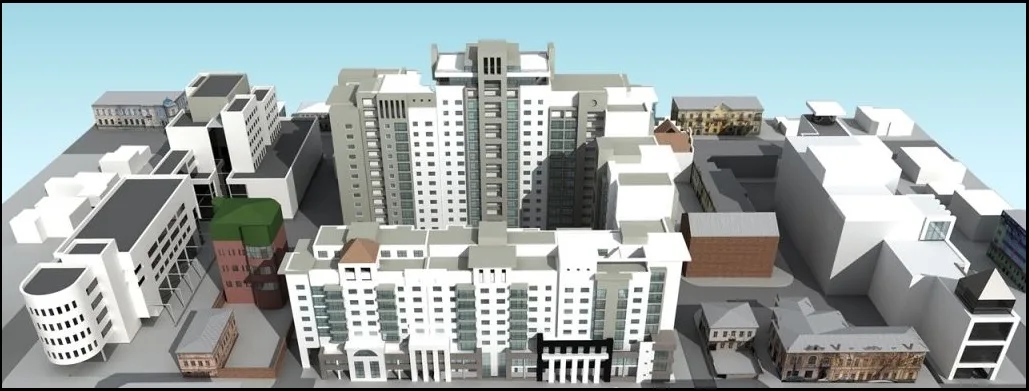 ЖК по адресу г. Самара, район Самарский, Кубышева/Пионерская/Фрунзе/Комсомольская, блок-секция 10