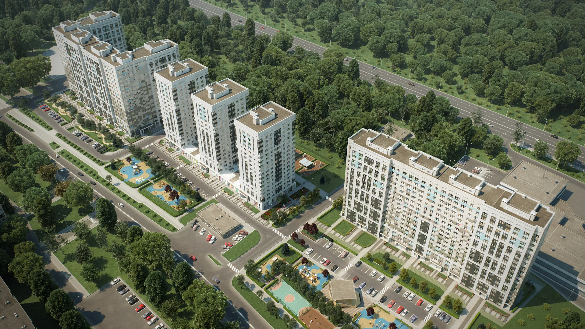 ЖК по адресу г. Пушкино, ш Ярославское, д. 194