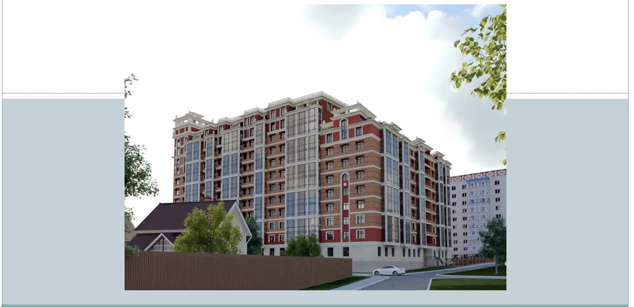 ЖК по адресу г. Уфа, улица Пугачева, д. 43, блок-секция В